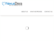 Tablet Screenshot of nexusdocs.com